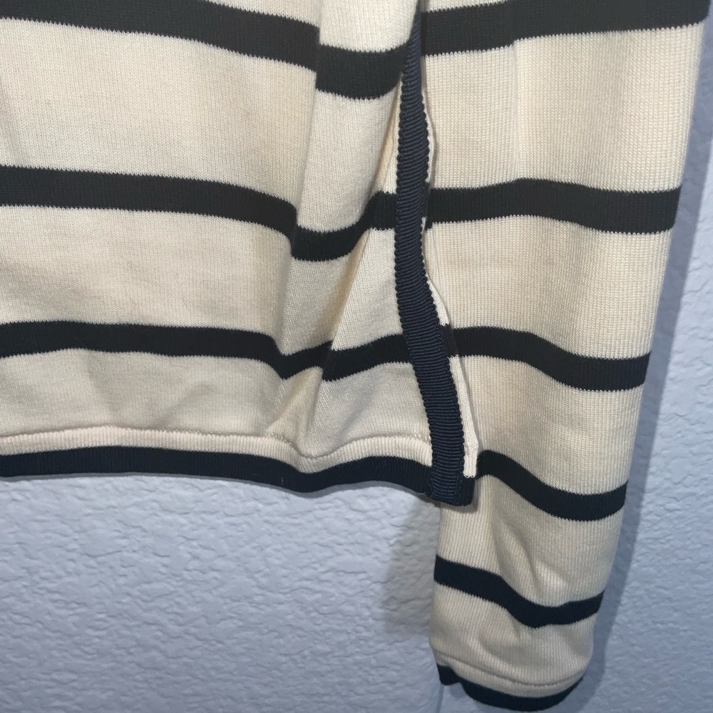 La Ligne Breton Navy Striped Long Sleeve Top - Picture 5 of 9